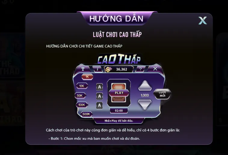 Chinh Phục Ngay Minigame Cao Thấp Tại 789Club Với Cơ Hội Nhận Thưởng Cực Lớn Mỗi Ngày