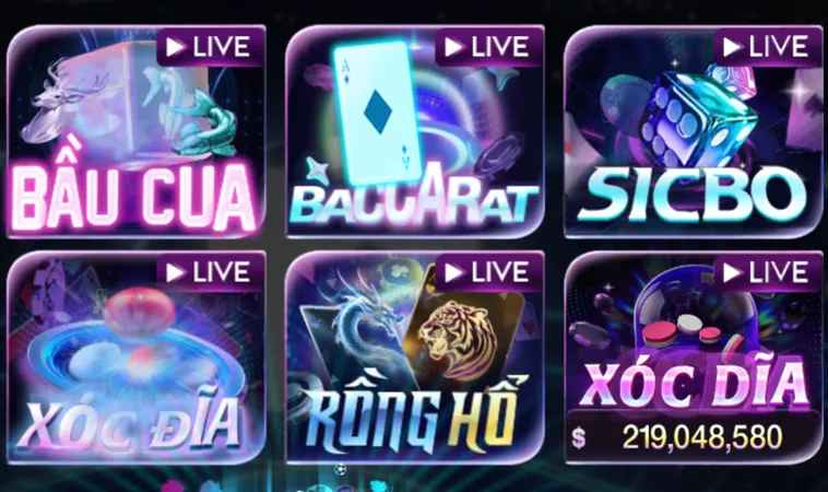 Danh Mục Trò Chơi Tại Casino Online 789Club Với Những Trải Nghiệm Giải Trí Đỉnh Cao Nhất