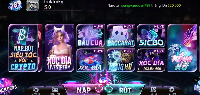 Hệ Thống Trò Chơi Game Bài 789Club Sân Chơi Cá Cược Đổi Thưởng Đẳng Cấp Nhất Năm 2026