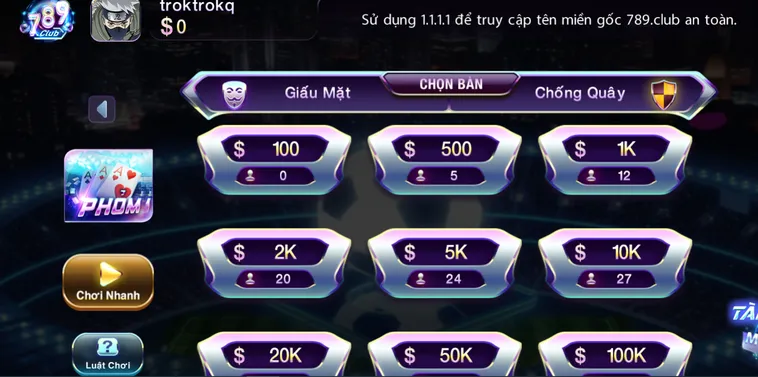 Phỏm Tại 789Club Sân Chơi Đấu Trí Đẳng Cấp Dành Cho Mọi Bài Thủ