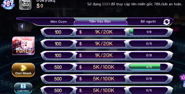 Chinh Phục Bàn Chơi Poker Tại 789Club Với Chiến Thuật Đỉnh Cao Và Thắng Lớn