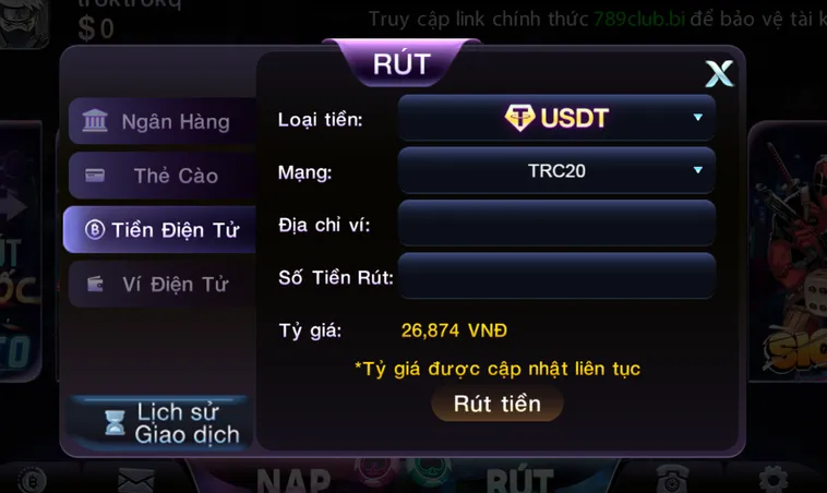 Rút Tiền 789Club Siêu Tốc Với Quy Trình Giao Dịch Chuyên Nghiệp Đảm Bảo An Toàn Tuyệt Đối