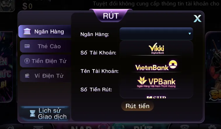 Hướng Dẫn Rút Tiền Về Ngân Hàng Tại 789Club Siêu Tốc Với Quy Trình Giao Dịch Chuyên Nghiệp Đảm Bảo An Toàn Tuyệt Đối