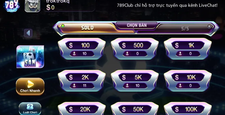 Chinh Phục Sảnh Sâm Tại 789Club Với Cơ Hội Thắng Lớn Và Phần Thưởng Khủng